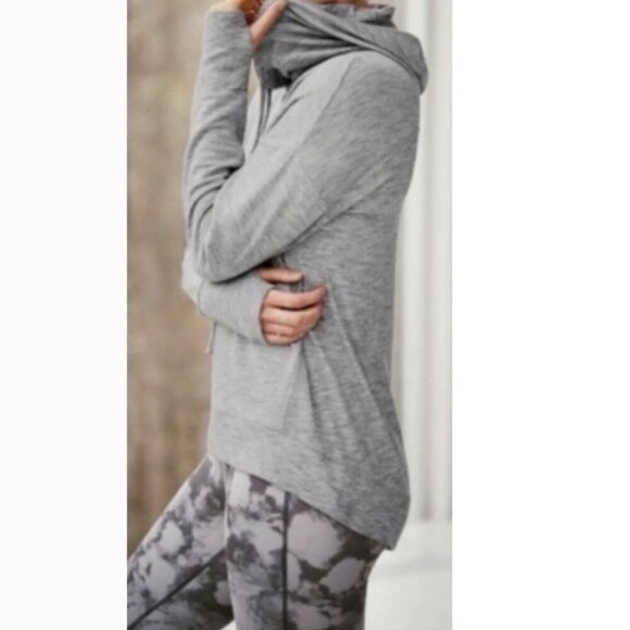 Athleta Lightweight Hoodie Women’s Size XXS Gray Modal Sweatshirt - Picture 7 of 7